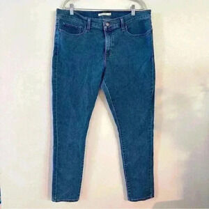 Levi's 311 Shaping Skinny Fit Jeans Womens Blue Denim W34 L30 Stretch